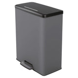 Duo per bidone del pedale del curver 26+26 l Raffreddamento grigio