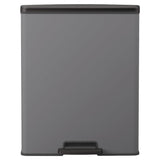 Duo per bidone del pedale del curver 26+26 l Raffreddamento grigio