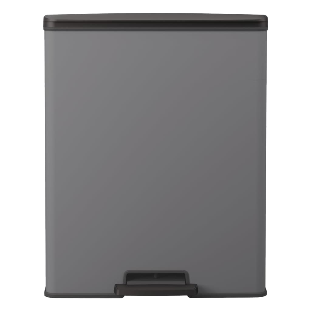 Curver pedal bin Deco rectangular 65 l cooling gray