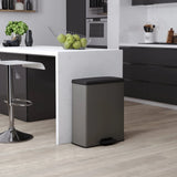 Curver pedal bin Deco rectangular 65 l cooling gray