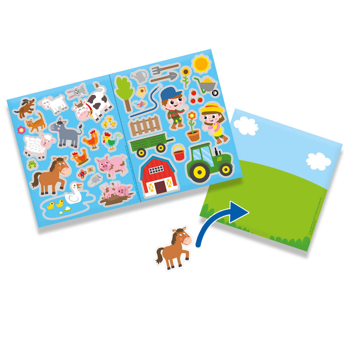 Ses Waamstickers per una fattoria