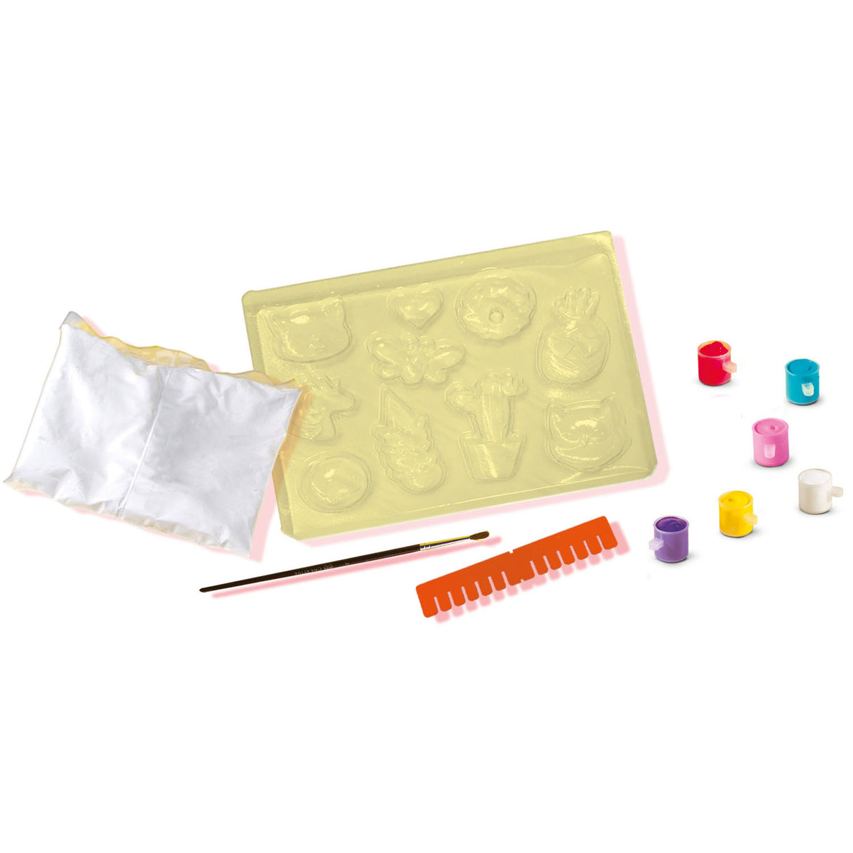 Ses Gieten and Painting - Figure allegre