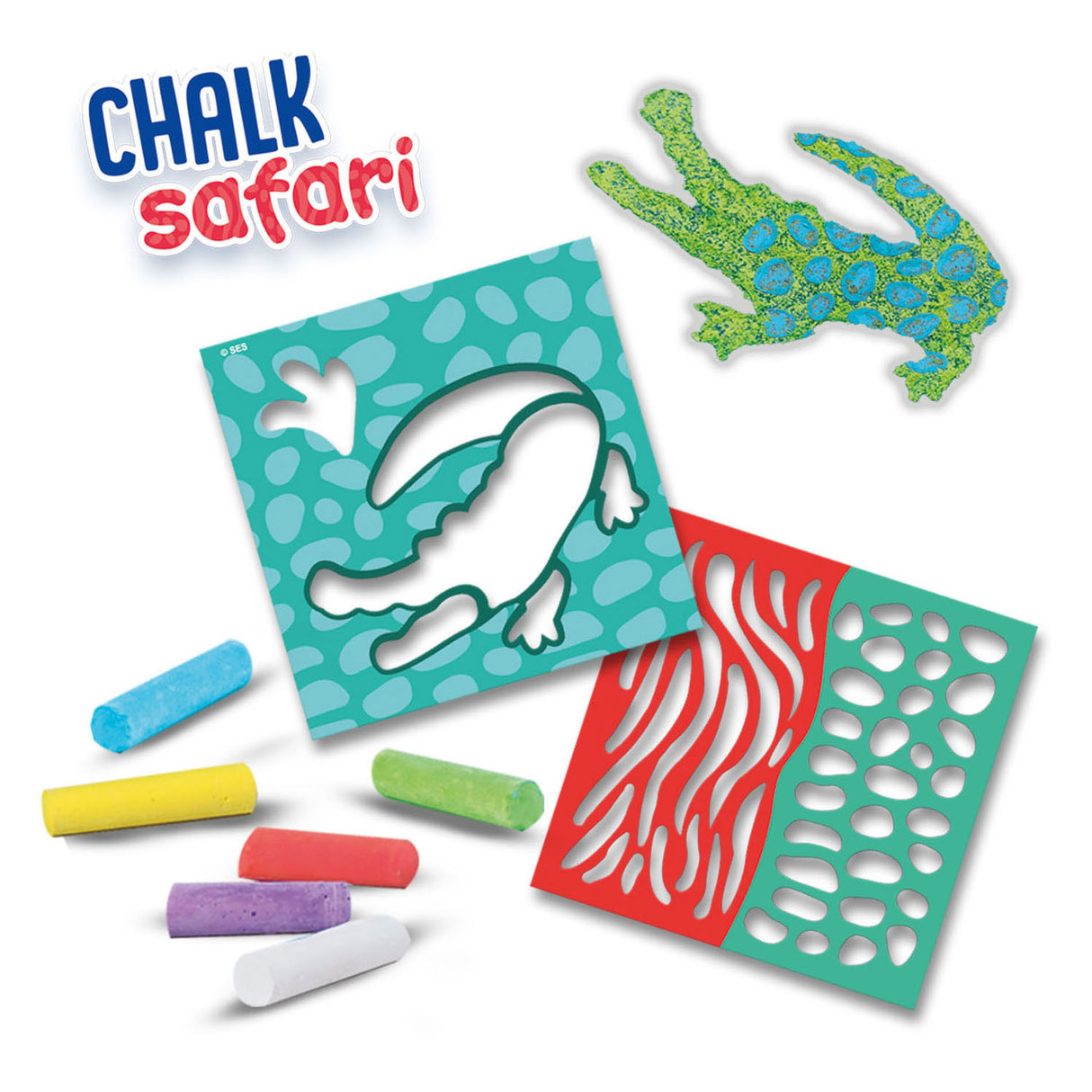 Ses sidewalk chalk safari