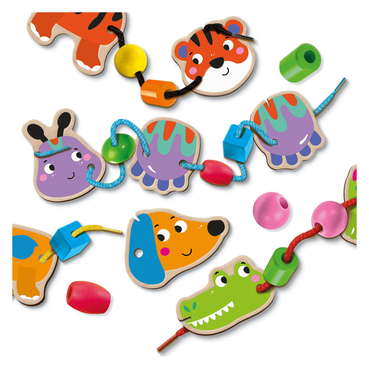 Ses Dieren String con cuentas