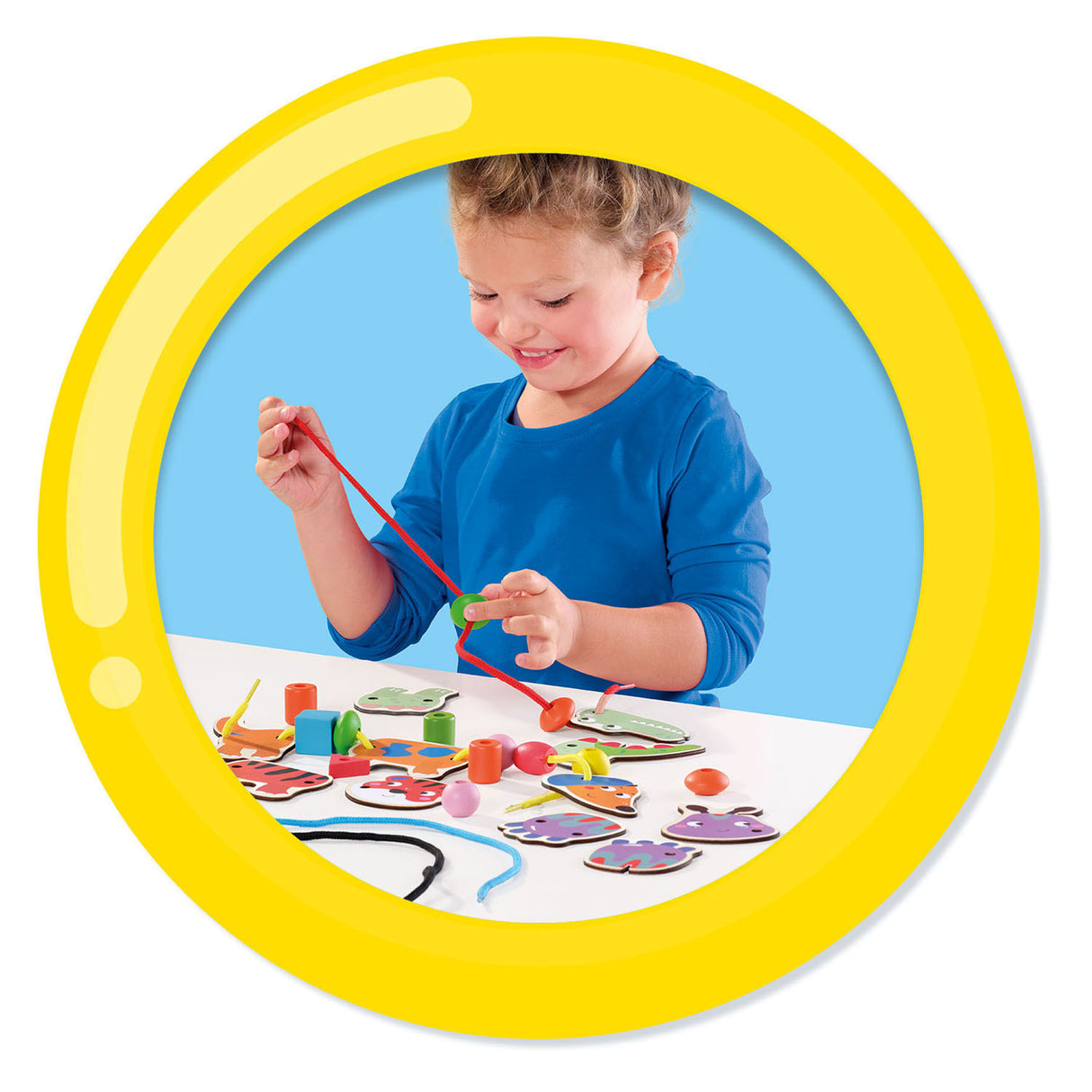Ses Dieren String con cuentas