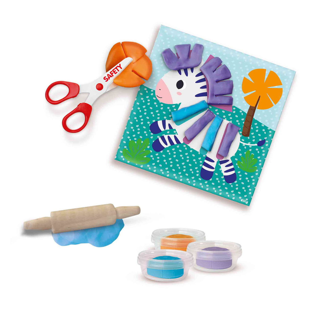 Cut ses clay shapes