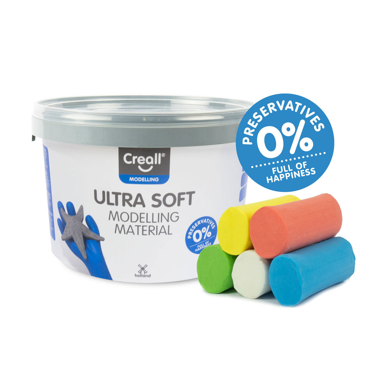 CREALL Ultra Soft clay color, 1100 gr.