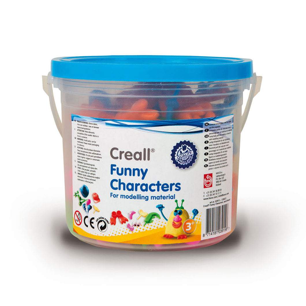 Creall Funny Characters Klei Accessories, 130DLG