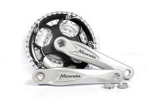 Miranda Cranket Alu Silver 22 32 42T flat +0 mm