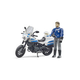 Motor de policía de Bruder Bworld Scrambler