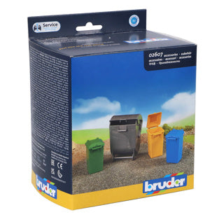 Bruder Garbage Mülleimer gesetzt