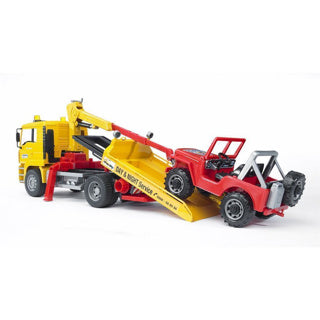 BRUDER CAR TRUCK LAUR MIT JEEP