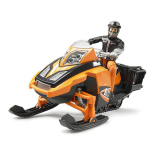 Bruder Bworld Snowmobile z voznikom in dodatki
