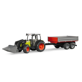 Bruder Traktor Claas Nectis 267 F mit Anhänger