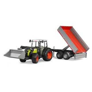 Bruder Traktor Claas Nectis 267 F mit Anhänger