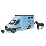 Bruder Animal Transporter Mercedes Benz mit 1 Pferd