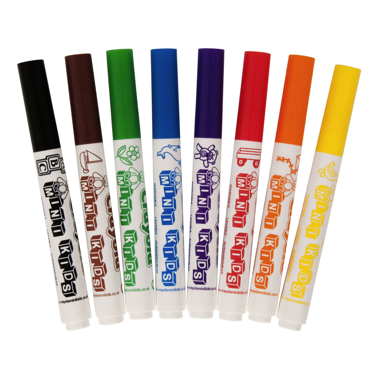 Crayola Mini Kids - Felt -tip Pens, 8st.