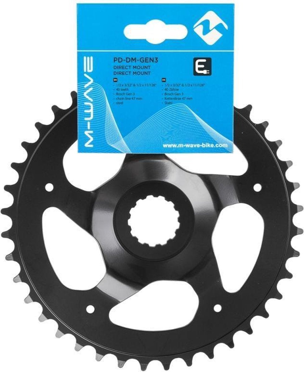 Samox PD-DM-GEN3 Kæde Top 38T Chain Line 47mm Bosch 3 Sort