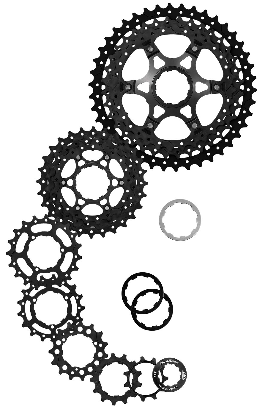 Kaseta Sunrace 11 Speed ​​CSRX8 11-42T Metallic