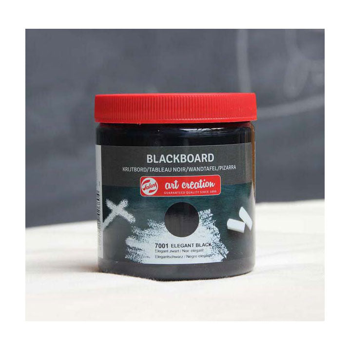 Talens Art Creation Chalkboard Pot 250ml Elegant sort 7001