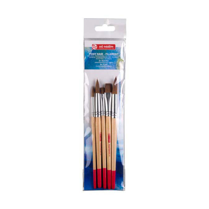 Talens Art Creation Aquarelpenselens set V 5 - Pony Polyester