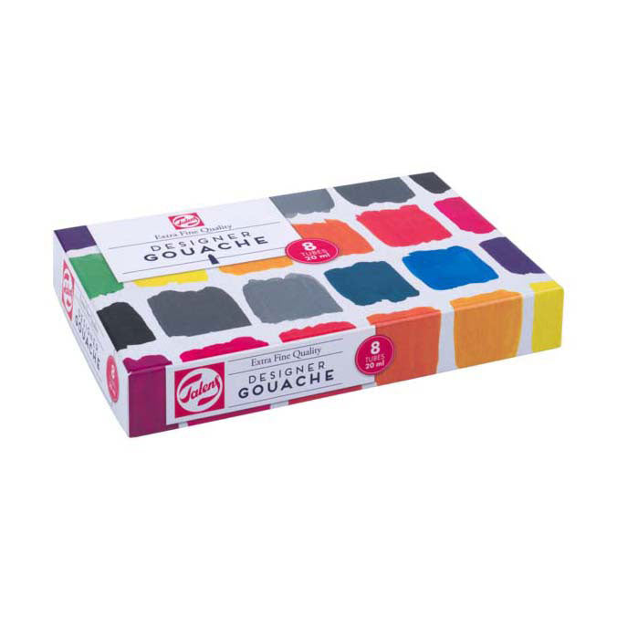 Talens gwasz extra drobny mikser, rurki 8x20 ml