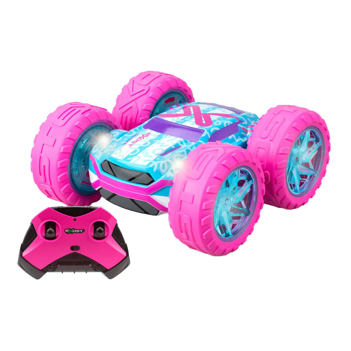 Spectron EXOST RC 360 CROSS FLASH Amazon Pink Stereable Car