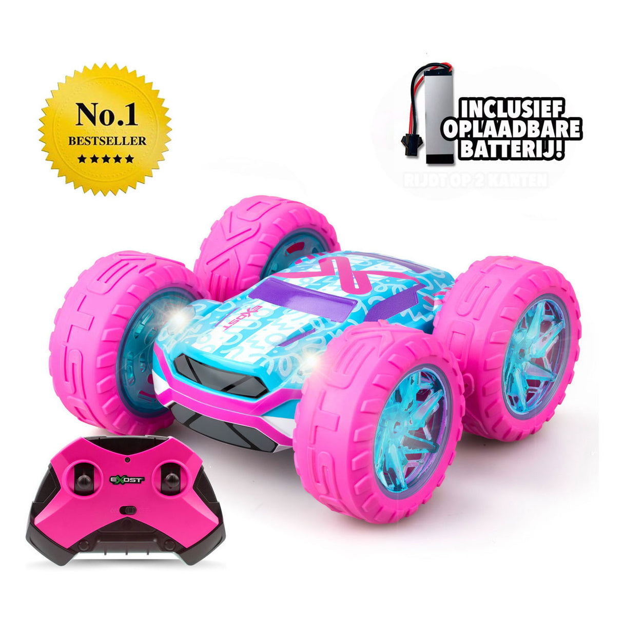 Spectron EXOST RC 360 CROSS FLASH Amazon Pink Stereable Car