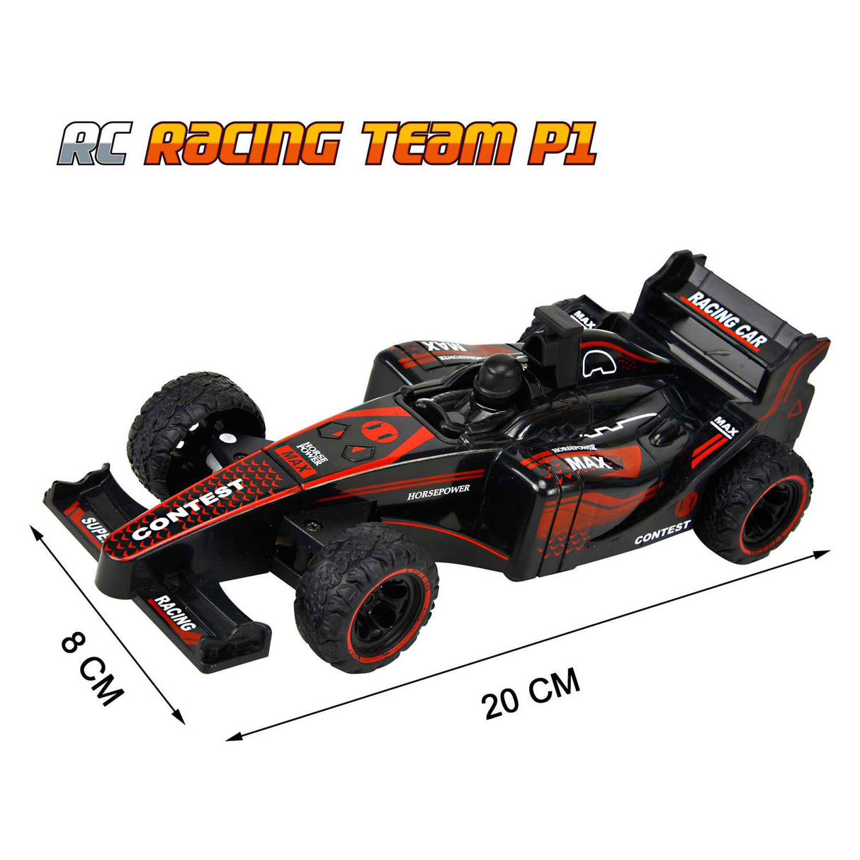 Gear2play rc bestuurbare auto racing team p1