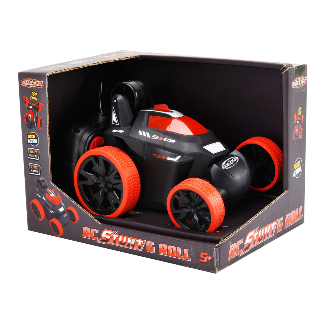 Gear2Play RC Stunt Roll Styrbar bil rød