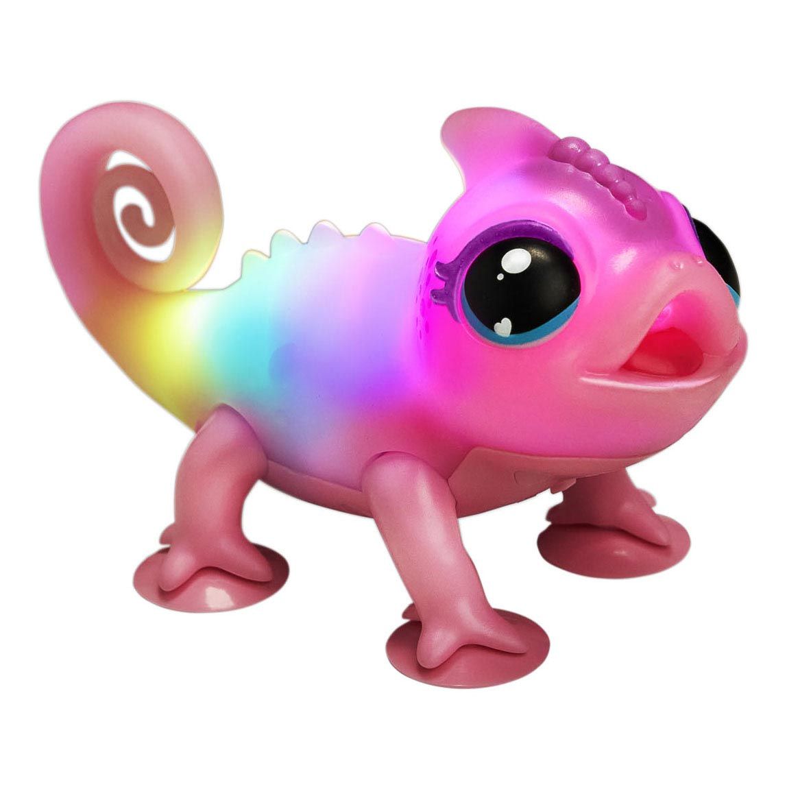 Spektron små live kjæledyr chameleon nova rosa interaktiv