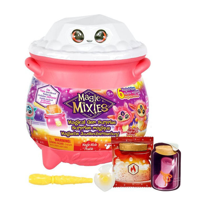Elg legetøj magiske mixies magisk perle overraskelse magisk ketel ild - lav din mixie plushie