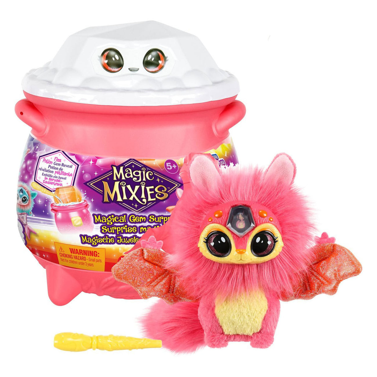 Elg legetøj magiske mixies magisk perle overraskelse magisk ketel ild - lav din mixie plushie