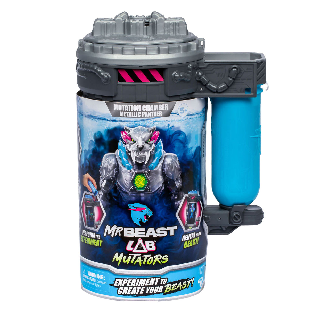 MrBeast Lab Mutator Metallic Panther action figure