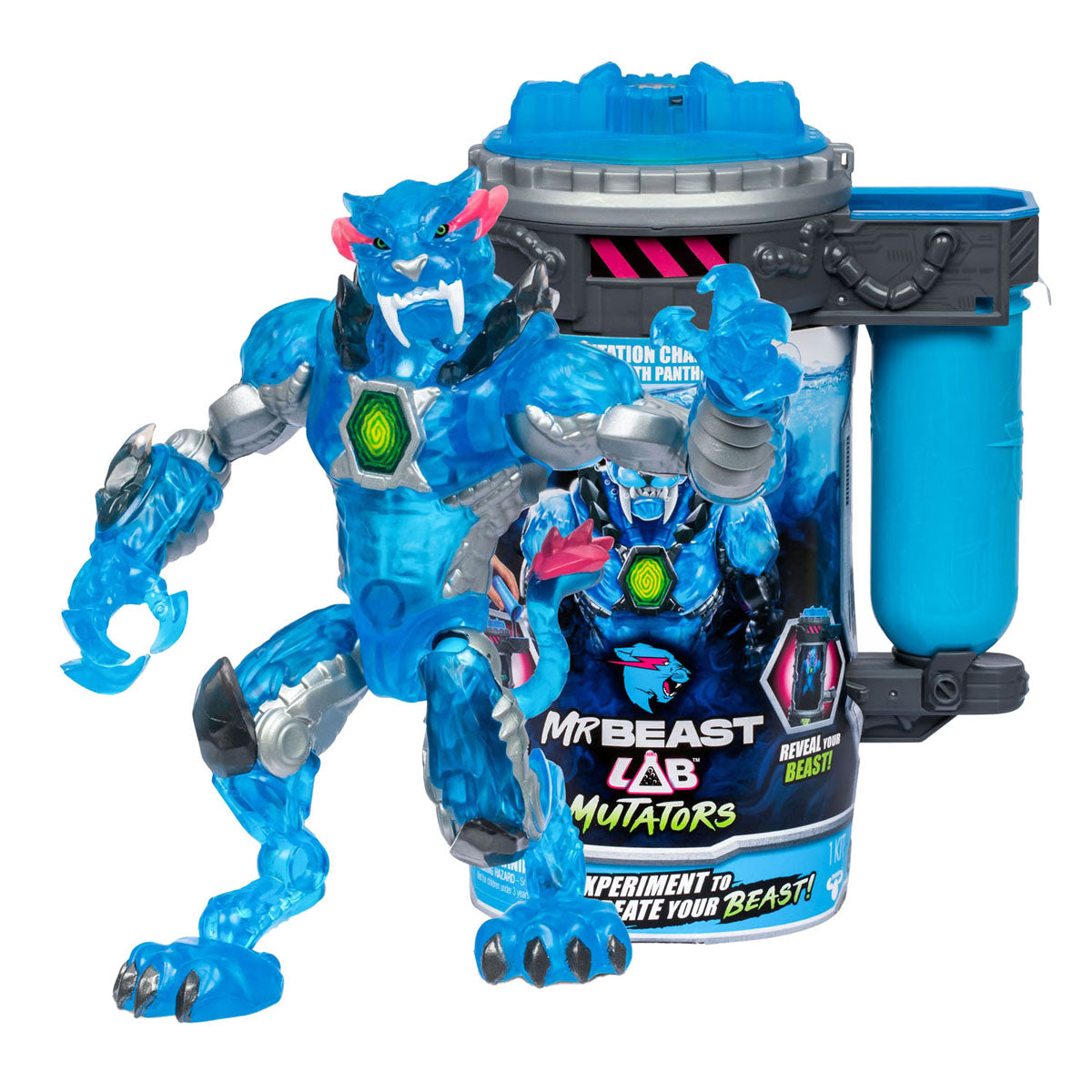 MrBeast Lab Mutator Stealth Panther action figure