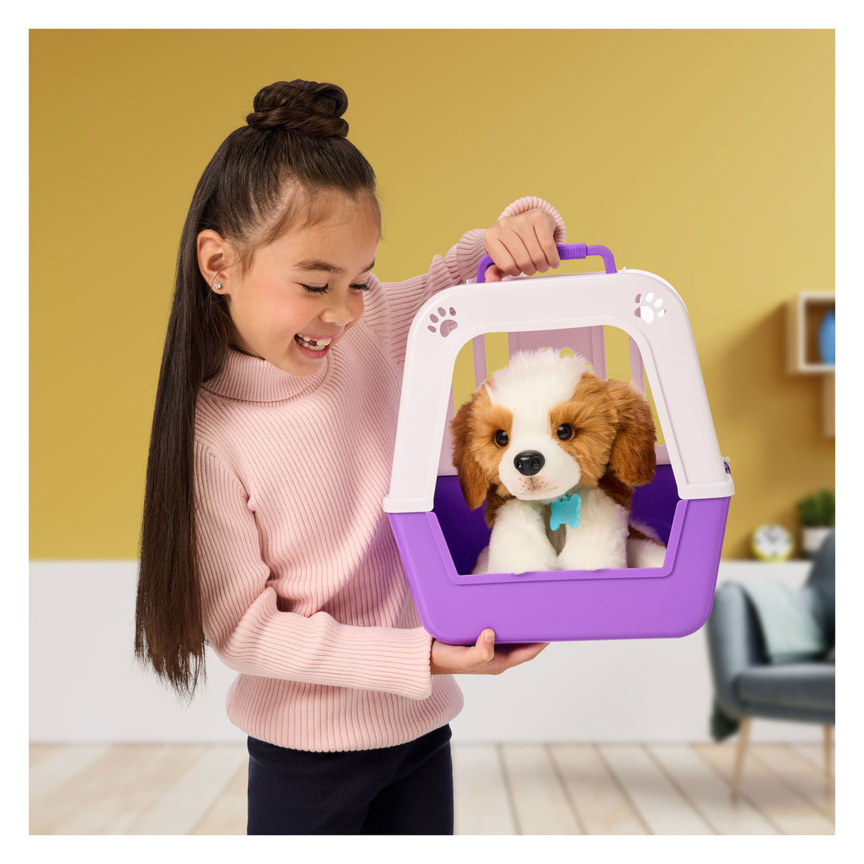 Little Live Pets My Really Real Puppy hug in loft