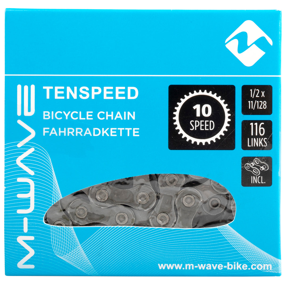 Náhrdelník M-wave KMC 10 Speed ​​1 2x11 128 116 Schakels Blister