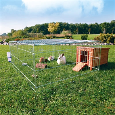 Trixie Natura rodents with roof galvanized metal