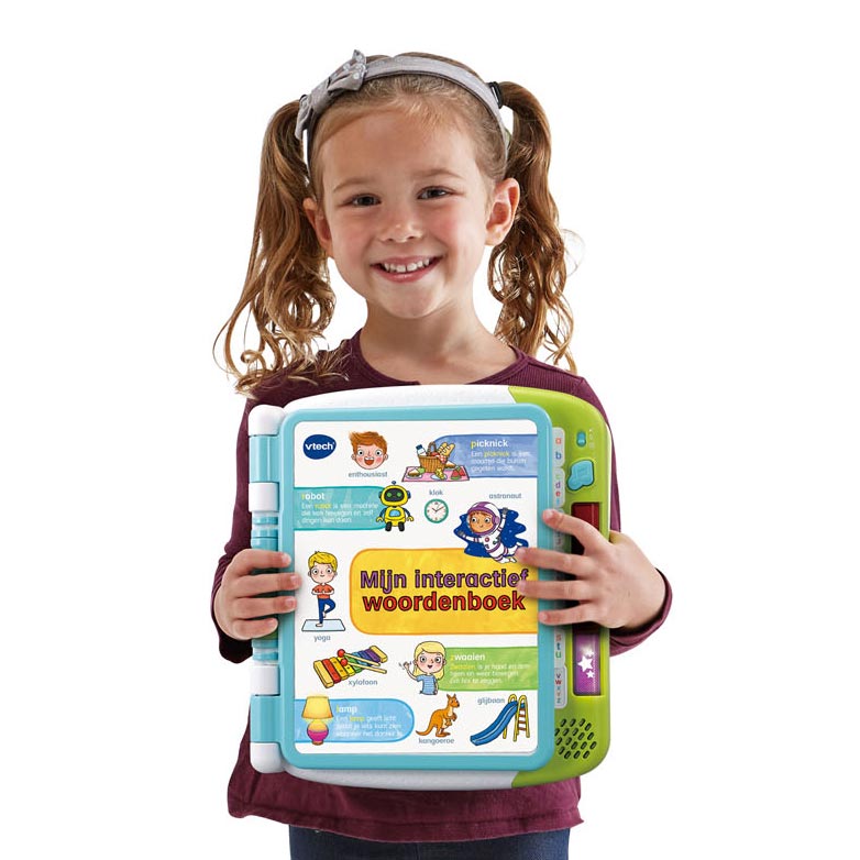 VTech Children's Book My Interactive Dictionary White Blue Green