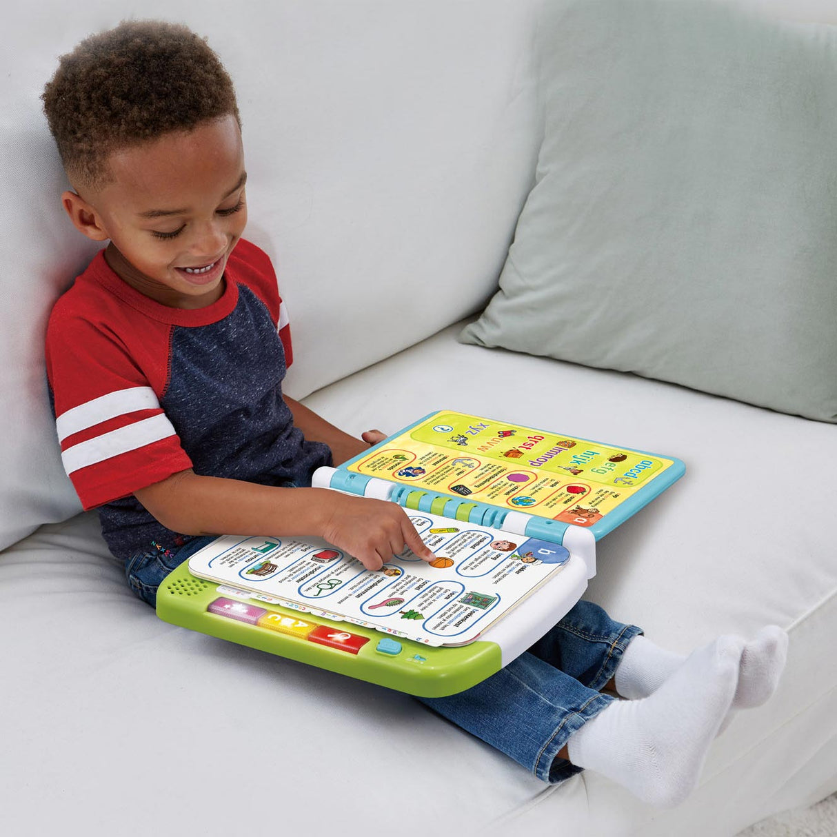 VTech Children's Book My Interactive Dictionary White Blue Green