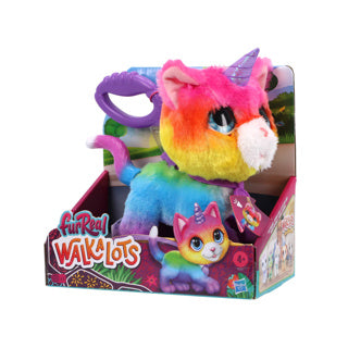 Spectron Furreal Walk-A-Lots Unicorn cat Interactive animal