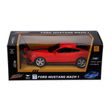 Kool speed radiografisch bestuurbare auto ford 1:24 mustang mach 1 rood
