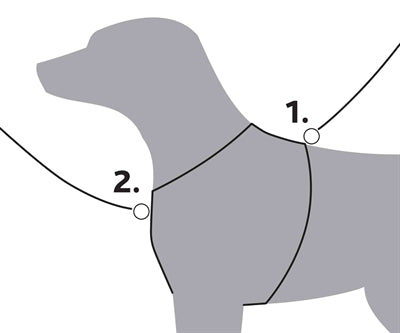 Trixie Hundekabelbaum Premium Draw Fuchsia Gray