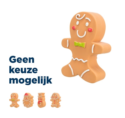 Trixie gingerbread Figure Latex Assorti