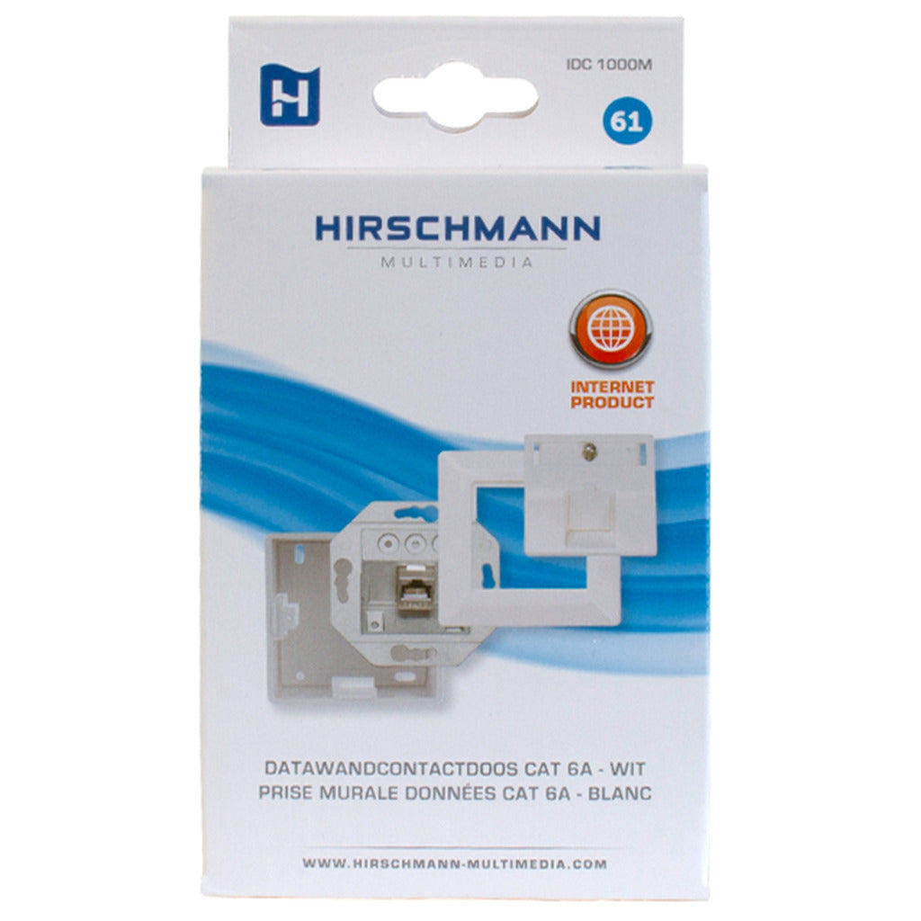 Hirschmann Hirsch Data wall socket 1x