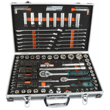 Brüder Mannesmann 232-piece Cap set 1 4 and 1 2