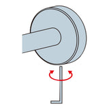 Klenge Wolke-TOWEL RING MEO SILD FORMED