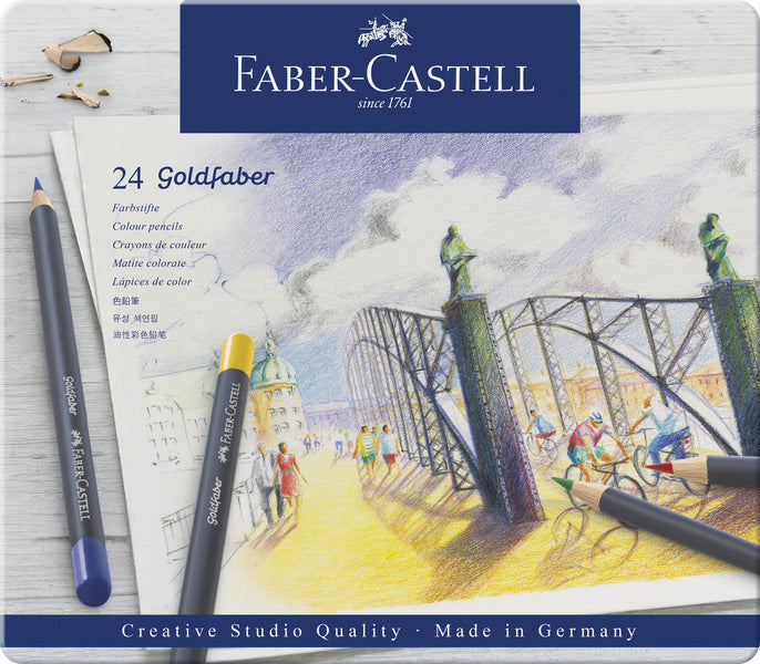 Faber Castell FC-114724 Barevná tužka Faber-Castell Goldfaber Penny při 24 kusech
