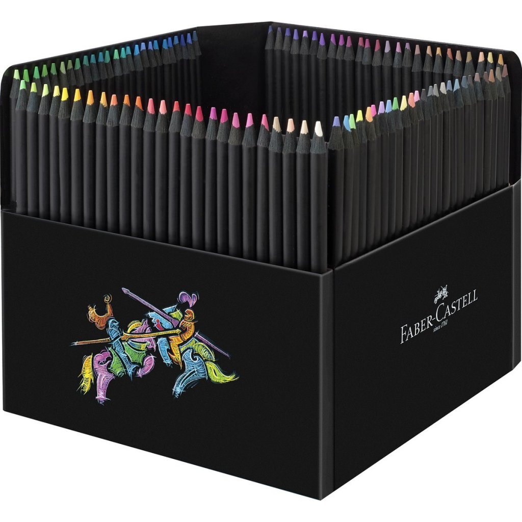 Faber Castell FC-116411 farvet blyant sort udgave 100 stykker