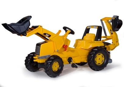 Rolly Toys Rolly Toys 813001 Rollyjunior Cat Tractor med oplader og diggerarm
